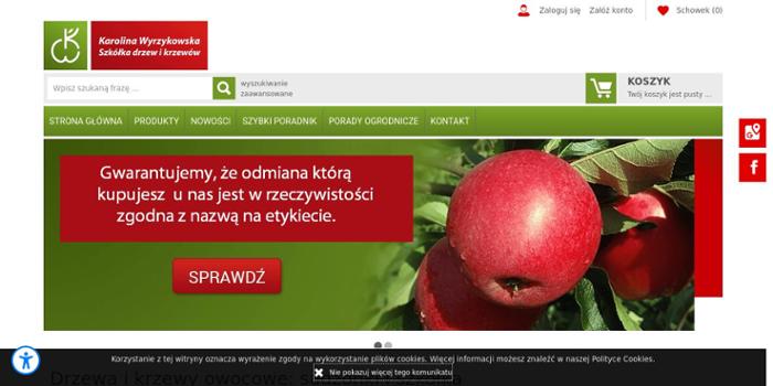Szkółka drzew i krzewów owocowych Karolina Wyrzykowska