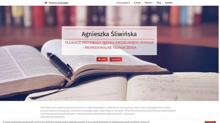 Tłumacz Języka Angielskiego Agnieszka Śliwińska