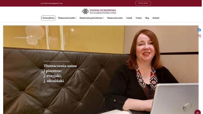 Tłumaczenia przysięgłe Joanna Dubrowska