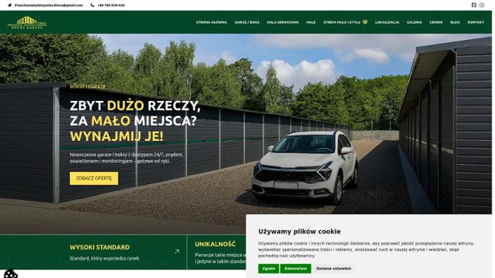 Tomala. Przechowamy Wszystko. Boksy, garaże