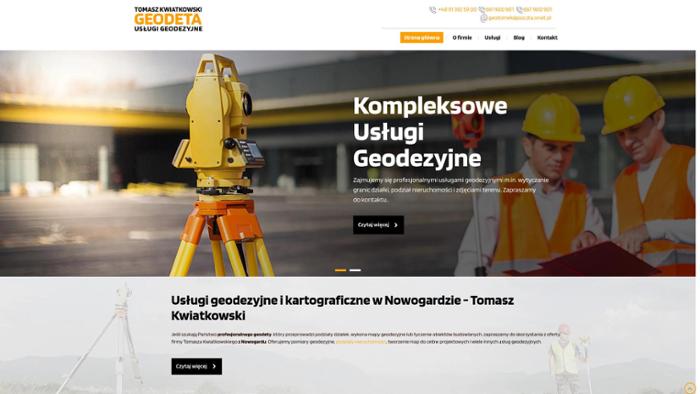 Tomasz Kwiatkowski Geodeta Usługi geodezyjne