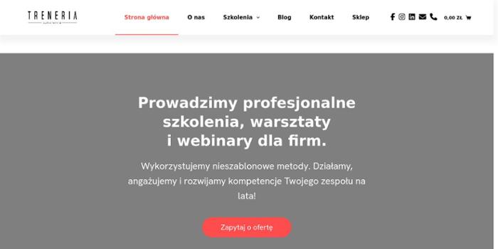 Treneria Szkolenia Joanna Zalewska