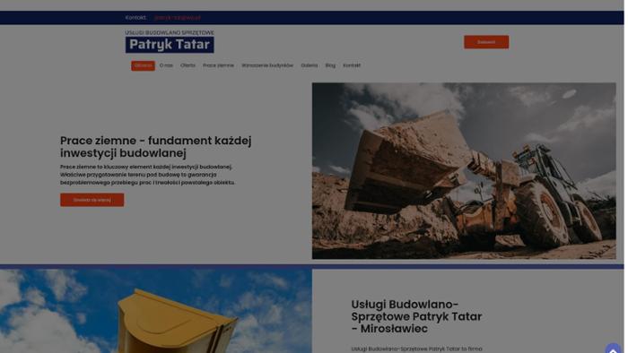 Usługi Budowlano Sprzętowe Patryk Tatar