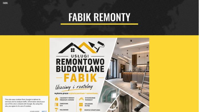 Usługi Remontowo-Budowlane Fabik Marian Jankowski