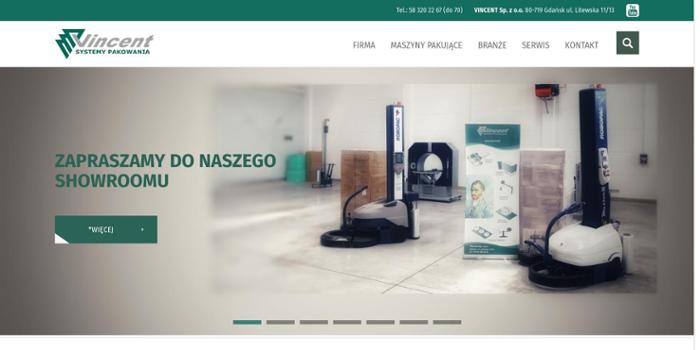 Vincent Sp. z o.o. Owijarki do palet, maszyny pakujące, foliarki