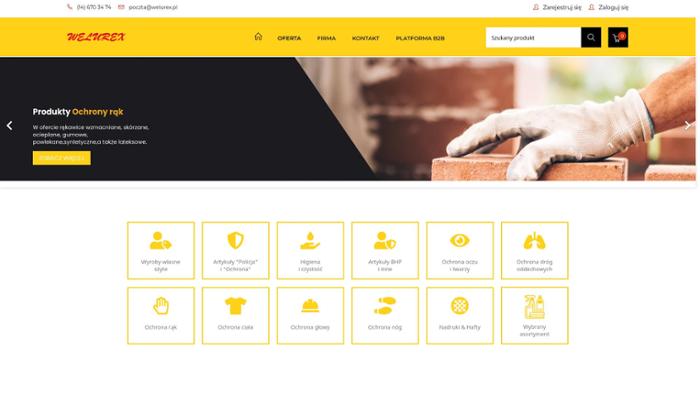 Welurex-Karton. Producent odzieży ochronnej. M. Szczepanik