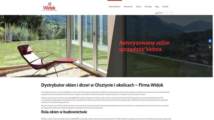 Widok sprzedaż montaż okien z PCV Krzysztof Łaszkiewicz