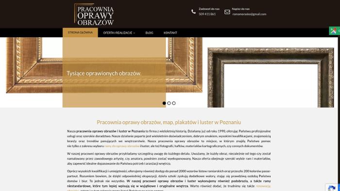 Wioleta Rosińska Pracownia Oprawy Obrazów