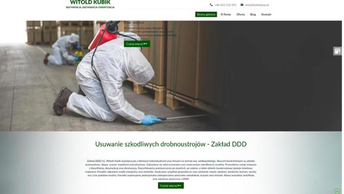 Witold Kubik Dezynfekcja, dezynsekcja i deratyzacja