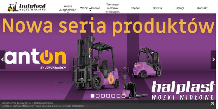 Wózki widłowe Halplast