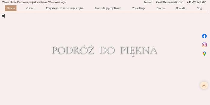 Wrona Studio Pracownia projektowa Renata Wronowska