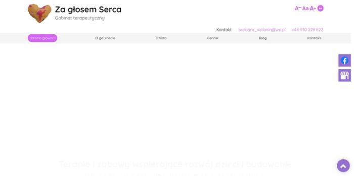 „Za głosem Serca" Gabinet Terapeutyczny Barbara Wolanin