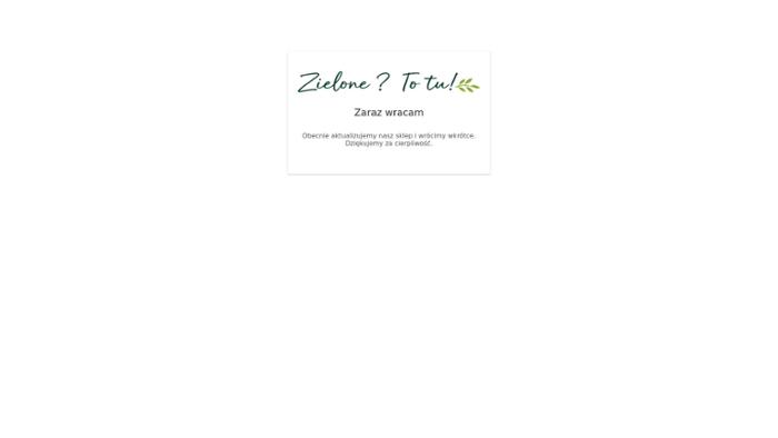 Zielone? To tu!